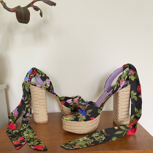 Nine West multi garden platform heels - Picture 5 of 7